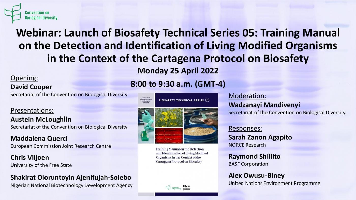 Launch of Biosafety Technical Series 05