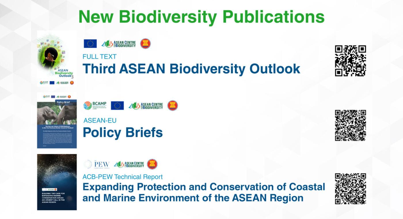 ASEAN Releases Key Publications on Biodiversity Day