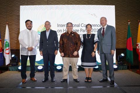 ACB, DFA, and TCP convene first International Conference on Heritage Parks The ICHP 2025 commenced with a keynote address by Undersecretary Ernesto D. Adobo, Jr. of the Philippine Department of Environment and Natural Resources. Messages were also delivered by ACB Executive Director Jerome L. Montemayor; TCP Secretary-General Benjamin P. Reyes; Atty. Jennifer Tauli Corpuz, a newly appointed Member of the UN Permanent Forum on Indigenous Issues; and Deputy Assistant Secretary Ambrosio Brian F. Enciso III of the DFA-UNIO Office.